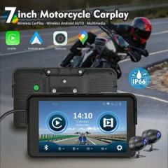Factory Motorcycle Car Player IP67 Waterproof 7 Inch High Configuration Touch Screen Android Car DVR Bluetooth Navigation GPS Motorcycle Player - Image 4