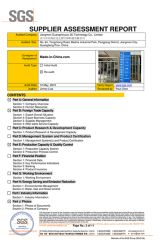 SGS Audited certificate from Guangzhiyuan 3D Tech Limited