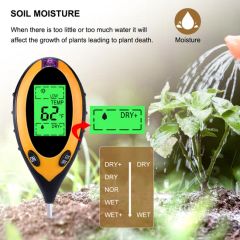 4 in 1 Soil Tester pH Moisture Meter Temperature Light - Image 5