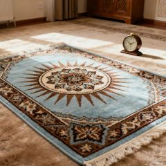 Custom Pattern Muslim Prayer Mat Home Decoration Comfortable and Soft Prayer Rug Hot Selling Mat High Quality Islamic Prayer Mat - Image 1