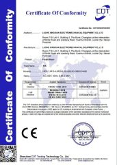 Freeze dryer CE dertificate certificate from Luohe Xingdian Electromechanical Equipment Co., Ltd.