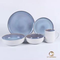 Premium 20/30 Piece Glaze Dinner Set for Modern Table Settings Porcelainware Ceramic Kitchenware Tableware - Image 1