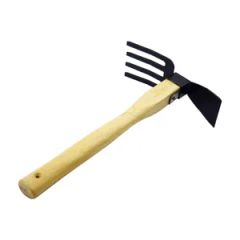 OEM Digging Tools 38cm Length Customizable Hoe Rake Cultivator Pick - Image 6