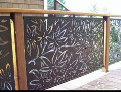 CNC Laser Cutting Railing Material Mild Steel Material Grade 304 or 202 Country of Origin Made in India Usage/Application Home office residential - Image 2