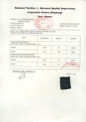 National test report for breaking strength (CHINA) certificate from Shengzhou Deli Plastic Netting Co., Ltd.