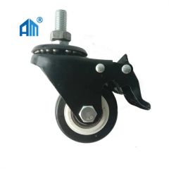 Caster with Good Quality Wheels with Brake PVC Material Industrial Caster Wheels - Image 6