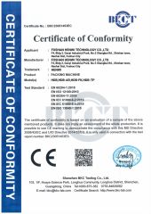 CE CERTIFICATE of PAACKING MACHINE certificate from Foshan Henwi Technology Co., Ltd