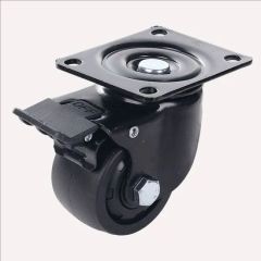 Heavy-Duty 3-Inch Office Chair Caster Wheels with Brakes - Jinan Hongsheng Industry Development Co., Ltd