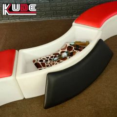 Lighting Portable LED Lighting Ottomans Bend Circle Stools Chair - Image 6