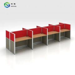 Partitioned Work Desk Modern Call Center Office Workstations Cubicles - Image 4