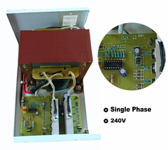 Single Phase 5 KVA Automatic Voltage Stabilizer, 240V Ampere 12 Amp Frequency 50Hz Capacity 5 KVA Phase Single Phase Input Voltage 240V, - Image 3