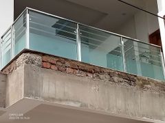 Balcony Glass Railing, For Construction Design Bar Material Glass Position Balcony Size/Dimension 4 Ft Glass Thickness 8 - Image 2