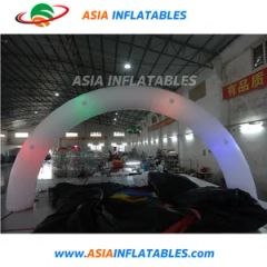 Party Decorative Lighting Round Inflatable Rainbow Arch with Air Blower - Image 6