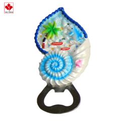 Resin Sea Snail Shape Bottle Opener Origin China Model NO. OEM Style Antique Trademark Wutong Suitable For Home HS Code 392640000 - Image 1