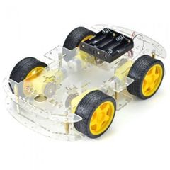 SEES Smart Robot Car Chassis Kit-4 Wheel Brand SEES Voltage 6v Wheel Count 4 Power Supply 3V-12V Size 25 x 15 x 6 cm Material - Image 1