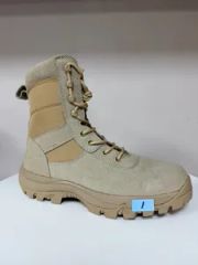 Two-tone Khaki Combat Tactical Boots Color Khaki Origin Hebei Gender Unisex Element combat Toe Style Round Season - Image 1