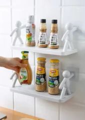 Creative Villain Wall Hanging Storage Rack Kitchen Spice Rack - Image 3