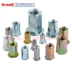 DIN Standard Flat Head Full Hex Body Blind Rivet Nut Trademark In-saiL Series Rivet Nuts HS Code 7318160000 Customized Customized - Shenzhen In-sail Precision Parts Co., Ltd.