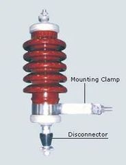 Metal Oxide Gapless Surge Arrester Current Rating 5ka Testing Authority Cpri Voltage Rating 9kv & 18kv Compliance Standard Iec60099-4, Is:3070 - Image 1