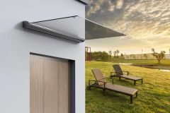Glass Awning Support Fitting System Origin China Model NO. B1400 HS Code 76169990 Trademark REBOSS Color Transparent Sail Material Poly - Image 1