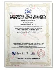 ISO45001 certificate from Kunshan Greenwill Co., Ltd.