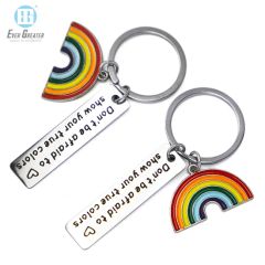 Sublimation Hard Enamel Keychains Custom Metal Keychain Origin China Shape Customized Feature Anti Rust HS Code - Image 6