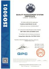 Instrument ISO9000 certificate from WENZHOU JUNKE ELECTRIC CO., LTD.