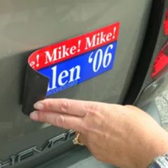 Customized Magnetic Car Sticker Vehicle Bumper Cur PVC Display Stickers Signs - Safecare Electro Products Co., Ltd.