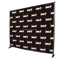 10X10' Event Backdrop Telescopic Banner Stand Type L Stand Shape Straight Model NO. JMZJ Style Floor-type Feature Fireproof - Image 1