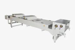 250-350 Kg/H Powder Coating Conveyor Belt Air Cooling Belt Trademark Lingyu HS Code 84748010 Output 250-350kg/H Model NO. YPJ-5010 - Yantai Lingyu Machinery Co., Ltd.