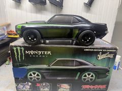 Traxxas Monster Energy '69 Camaro Limited Edition 1:16 Electric 4WD RTR Black - Image 1