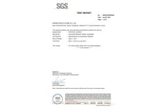 Quartz test report certificate from Xiamen Erock Stone Co. Ltd