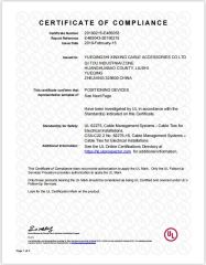 UL certificate certificate of Yueqing Xinxing Cable Accessories Co., Ltd. – certificate photo, supplier certificates section