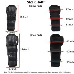Customized Motorcycle Protective Elbow & Knee Pads Set Origin China Material Nylon Model NO. HC5007 Age Group Adults HS Code 6307909000 - Image 6