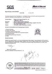 SGS certificate from Ningbo Ku Ke Import & Export Co., Ltd.