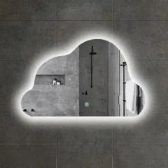 China High Quality Customized Size Multi Function LED Three Color Bathroom Smart Mirror - Image 3
