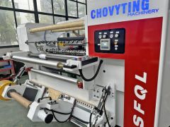 High Speed PLC Control Servo Motor Driven Slitting Rewind Machine - Zhejiang Chovyting Machinery Co., Ltd.