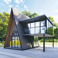 Prefabricated Villas Wood House - SHANXI BRILLIANT MOULD PLASTIC TECHNOLOGY CO., LTD