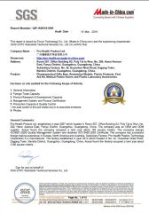 SGS report certificate from Pro-Health Product Ltd.