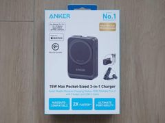 Anker MagGo 3-in-1 Charging Station MagSafe Compatible Wireless Stand A2557 for wholesale price and export worldwide - Image 1