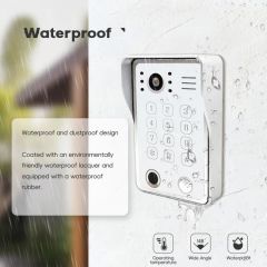 Tuya APP Remote Video Door Phone Intercom Metal Case Doorbell with Fingerprint - Image 3