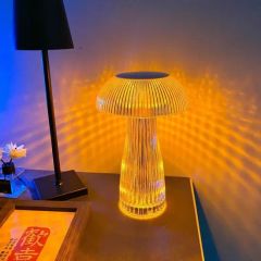 USB Transparent Crystal Jellyfish LED Table Lighting Light Lamp (SH6011) - Image 2