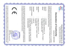 ROHS certificate from Shanghai Sotech Technology Co. Ltd