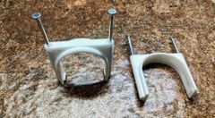 Nail Cable Clip 50mm Width 50mm Color White Material PVC Shape Circle Clip Size 50mm Clip Shape Circle Durability - Image 3