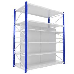 Customized Professional Metal Double Side Display Storage Pruduct Supermarket Warehou Racking Shelving - Image 1