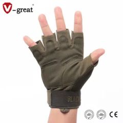 Tactical Safety Fingerless Outdoor Sports Hunting Gloves - Image 6
