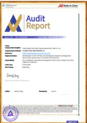 Our certificates certificate from Balance(Shandong) Furniture and Home Material Co., Ltd