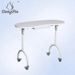 Modern Design Salon Metal Steel Nail Manicure Tables G.W 9kg N.W 8kg MOQ 10 PCS Color White Condition New Package - Image 2