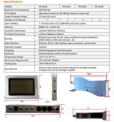 Double Head 25.4mm Tij 2.5 Thermal Inkjet Printer Stable Smart Expiry Date Coding Machine Arabic Russian Language - Image 6