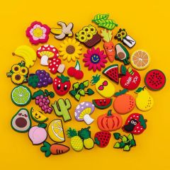 Wholesale New Arrival Custom PVC Fruits Flower Shoe Decorations - Image 2
